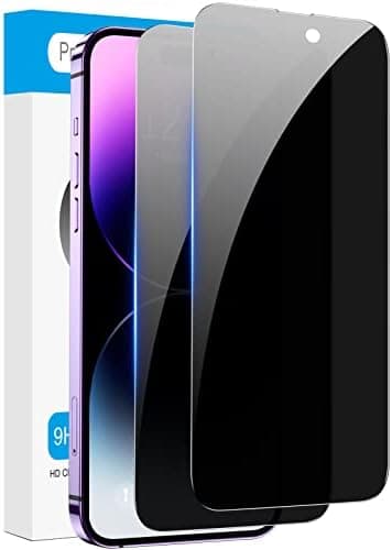 Fotbor Privacy Screen Protector 2-Pack — iPhone 14 Pro
