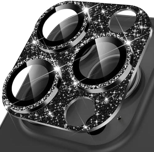 YWXTW Glitter Camera Lens Protector — iPhone 16 Pro / 16 Pro Max