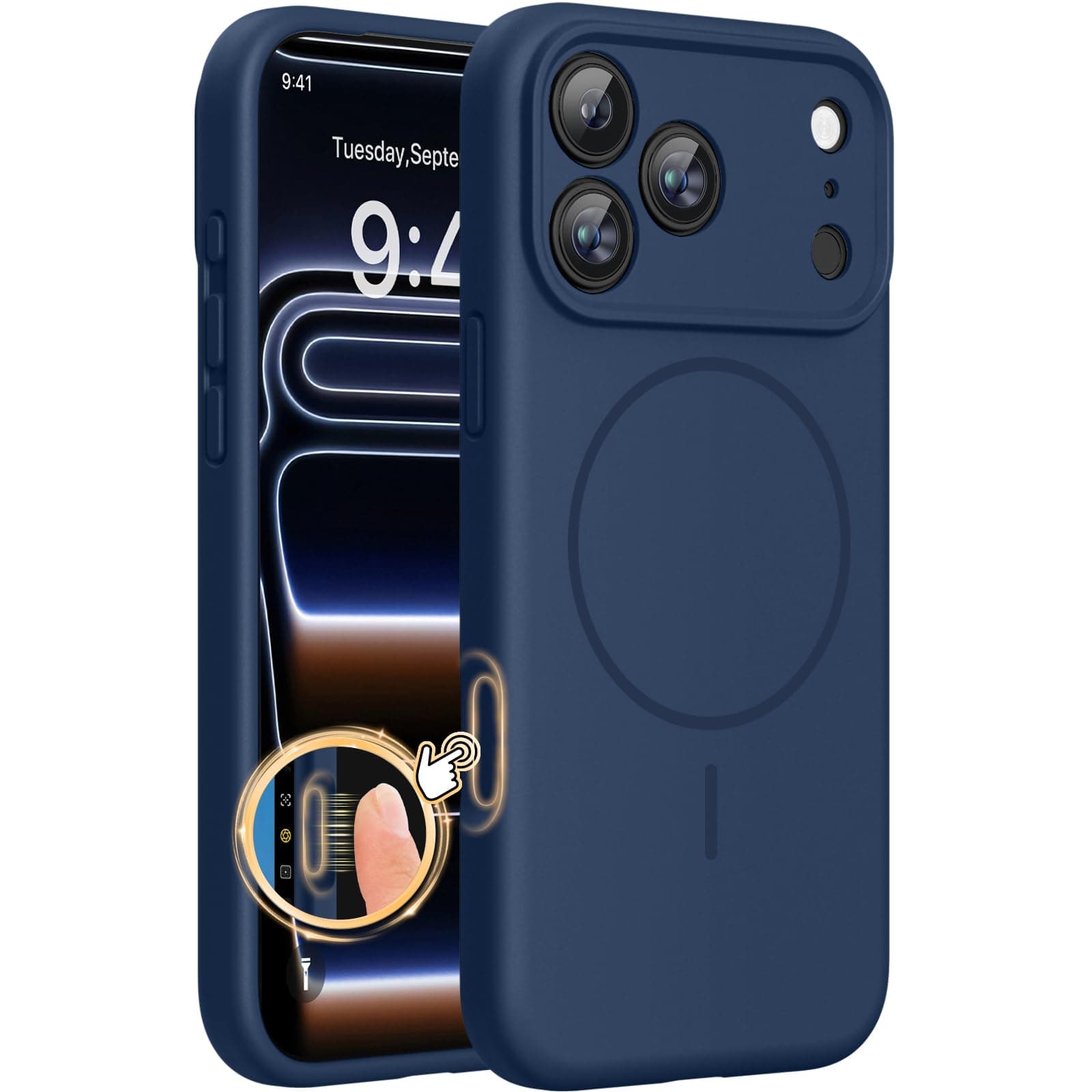 Miracase Liquid Silicone Magnetic Case
