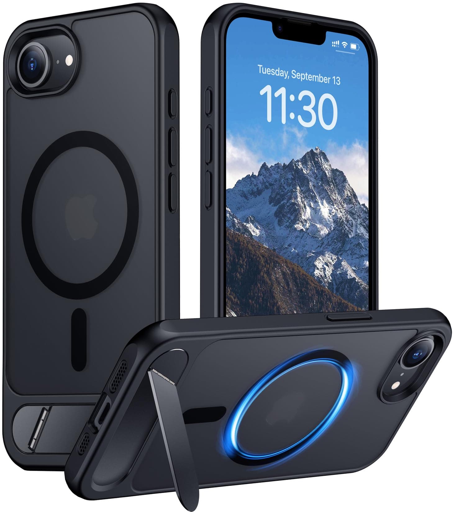 Temdan Magnetic Case with Invisible Kickstand